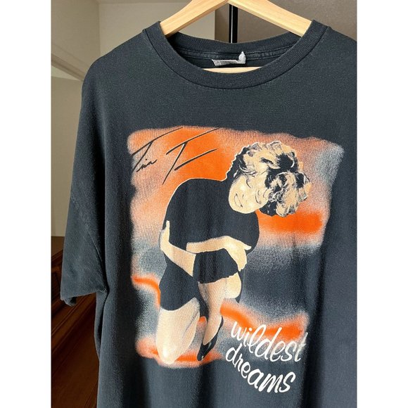 TINA TURNER 1997 WILDEST DREAMS VINTAGE CONCERT ARTIST BAND TOUR T SHIRT SIZE XL - Picture 1 of 5